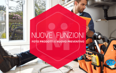 Nuove funzioni: foto prodotti e nuovo tipo preventivo